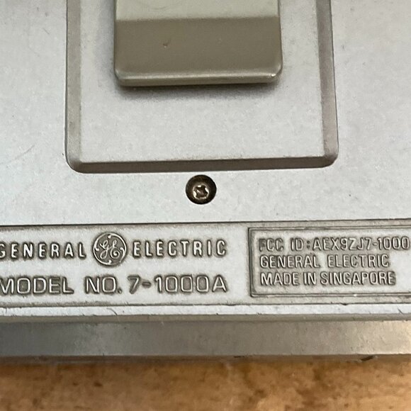 General Electric am/fm Vintage Stereo Headset Radio  GE-7-1000a - Picture 7 of 7